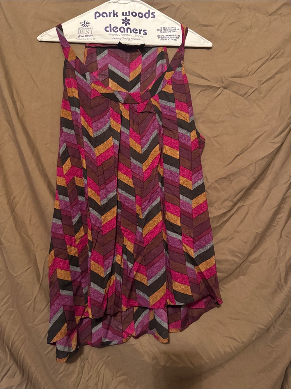 Women’s Chevron Pleated Midi Skirt - Multi Color